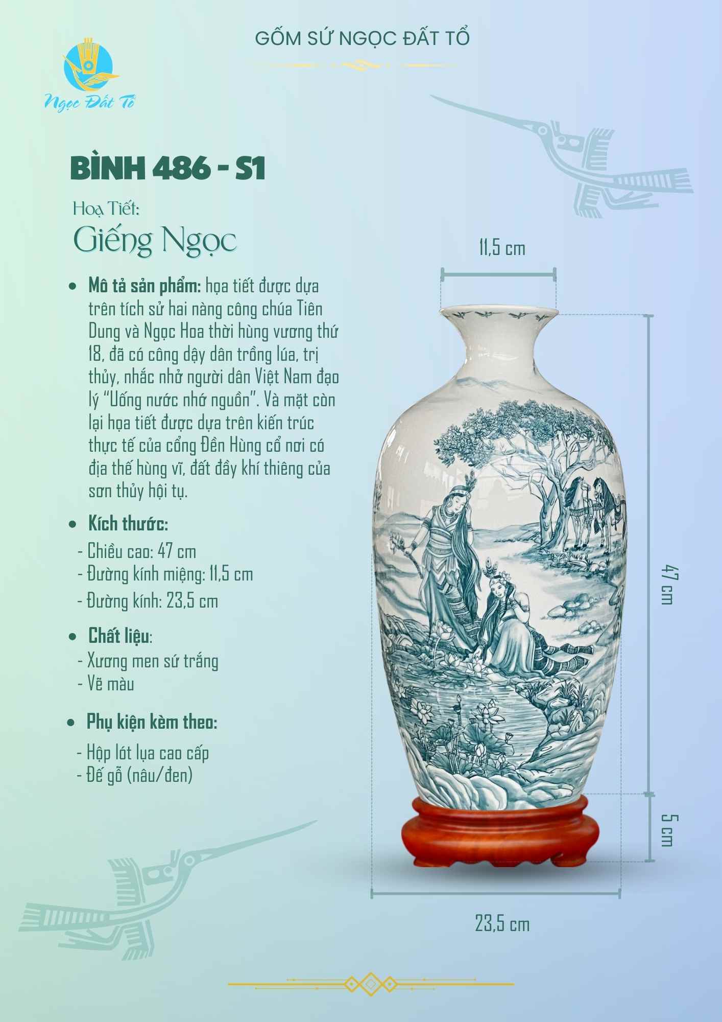 Lục Bình Phong Thuỷ Giếng Ngọc - Lục Bình 486 S1