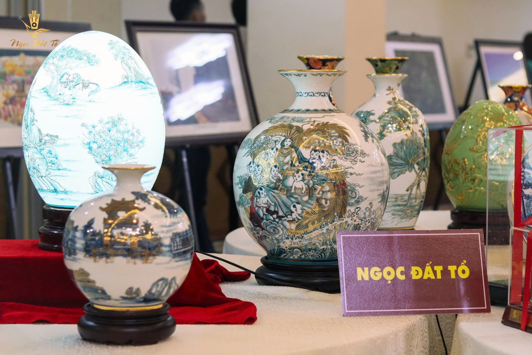Gốm sứ Ngọc Đất Tổ – điểm nhấn tại không gian trưng bày văn hóa truyền thống