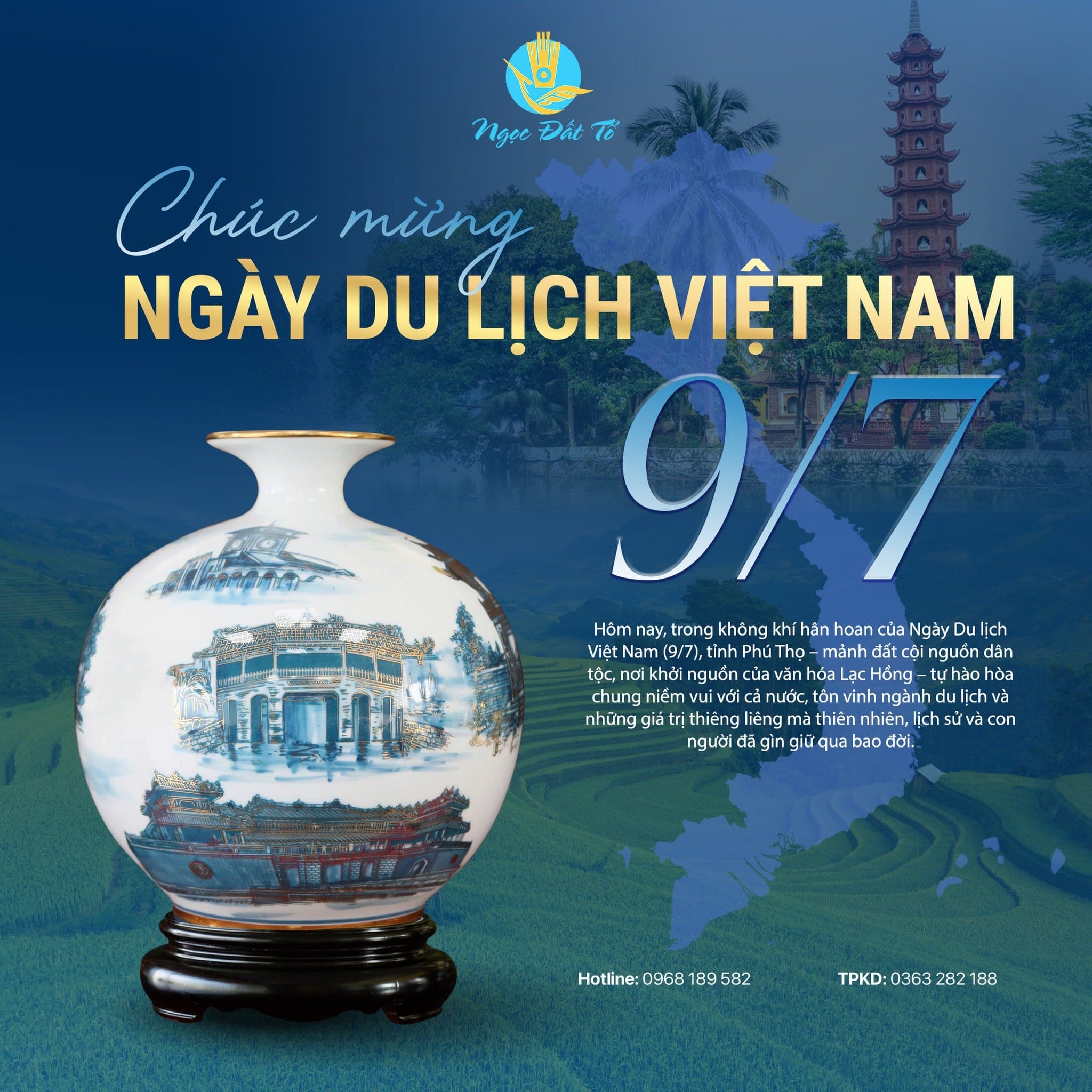 Chúc mừng ngày du lịch Việt Nam