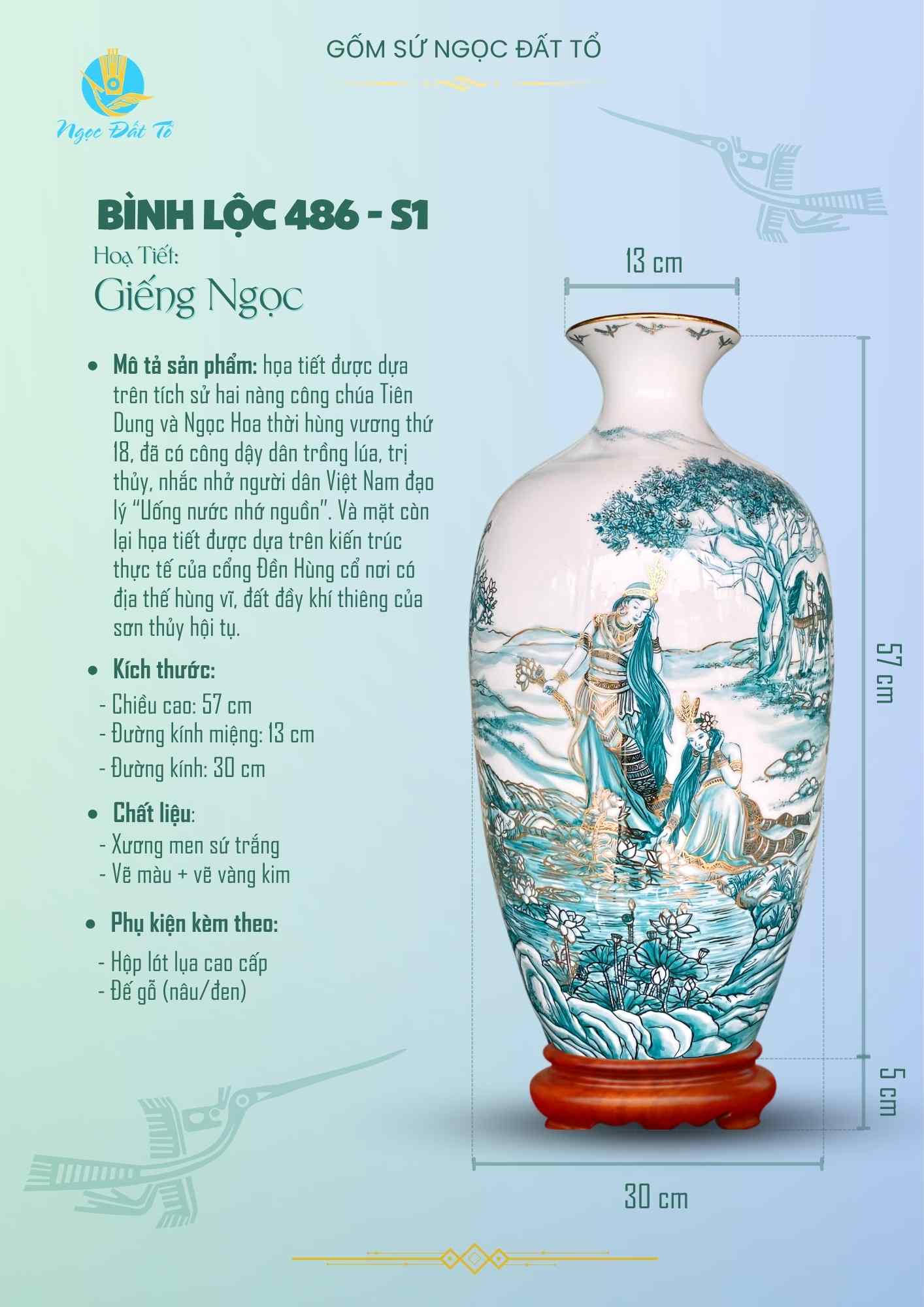 Lục Bình Phong Thuỷ Giếng Ngọc - Lục Bình 486 S1