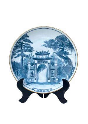 Đĩa Cổng Đền Hùng viền vàng kim