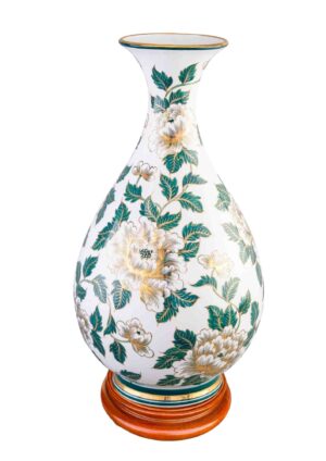 Bình ty bà hoa dây vẽ vàng kim