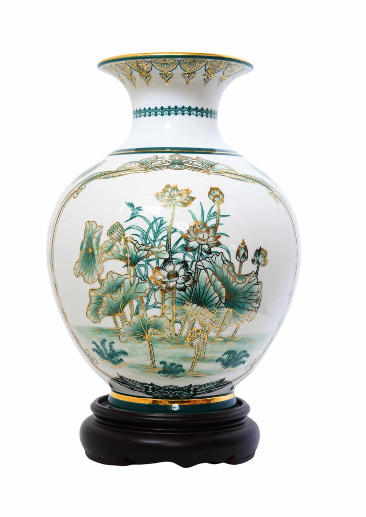 Bình Lộc Họa Tiết Hoa Sen