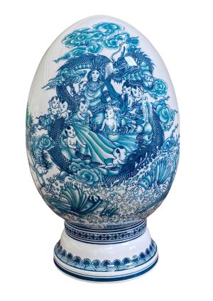 Bình Phúc Họa Tiết Con Rồng Cháu Tiên